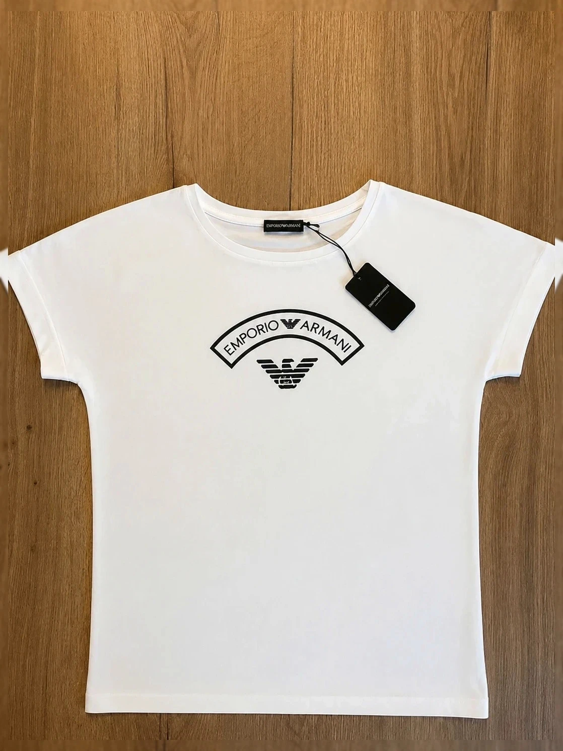 Camiseta Emporio Armani - Blanco - Talla S (10) - Mujer - Nuevo con etiqueta – photo 2